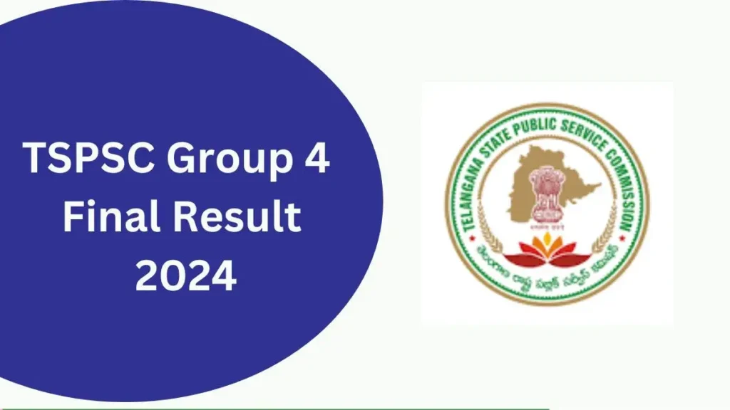TSPSC Group 4 Final Results 2024 Announced: Merit List and Cut Off Marks Revealed